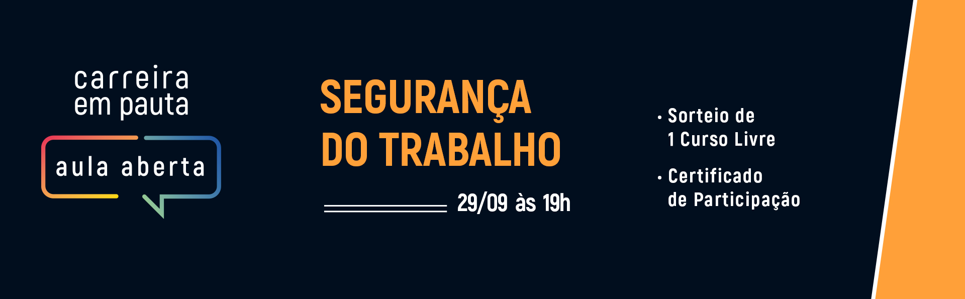 Assista Aula aberta de seu curso de Pós-Graduação! Inscreva-se e acompanhe.