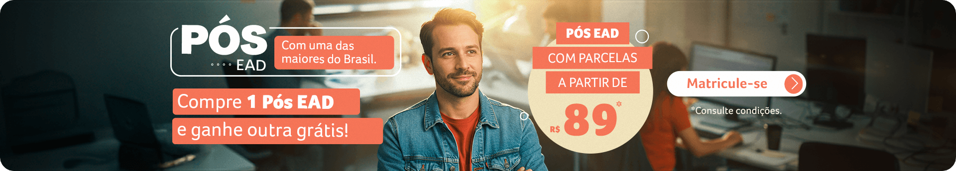 banner campanha de pós em dobro unime Junho
